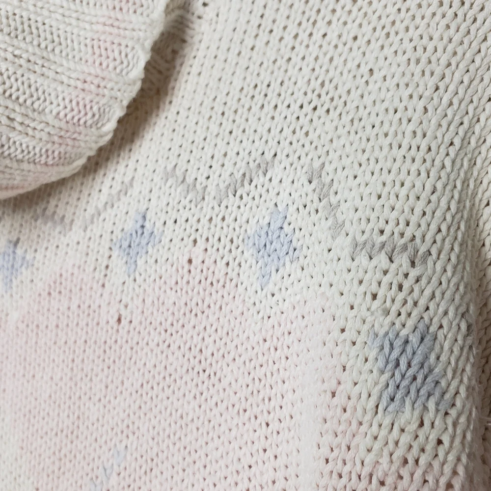 Vintage Liz Claiborne Cottagecore Turtleneck Sweater Size Small